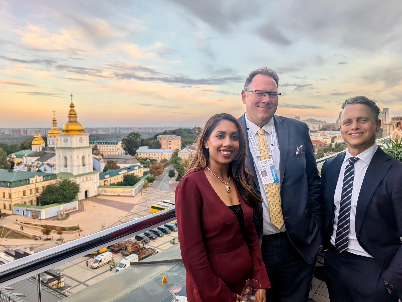 AIIA CEO in Ukraine for Major Summit on Ending War