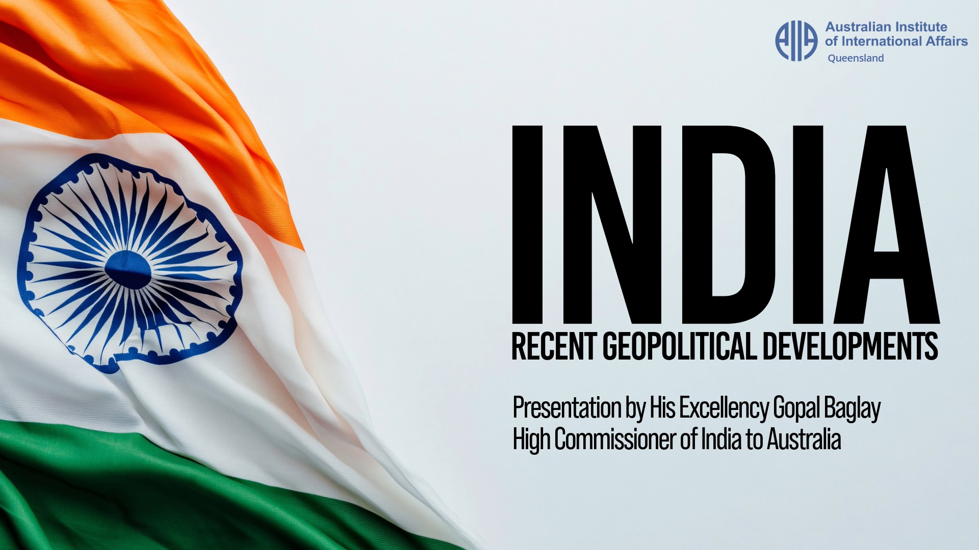 India in Recent Geopolitical Developments in its Neighbourhood and Emerging Global Developments