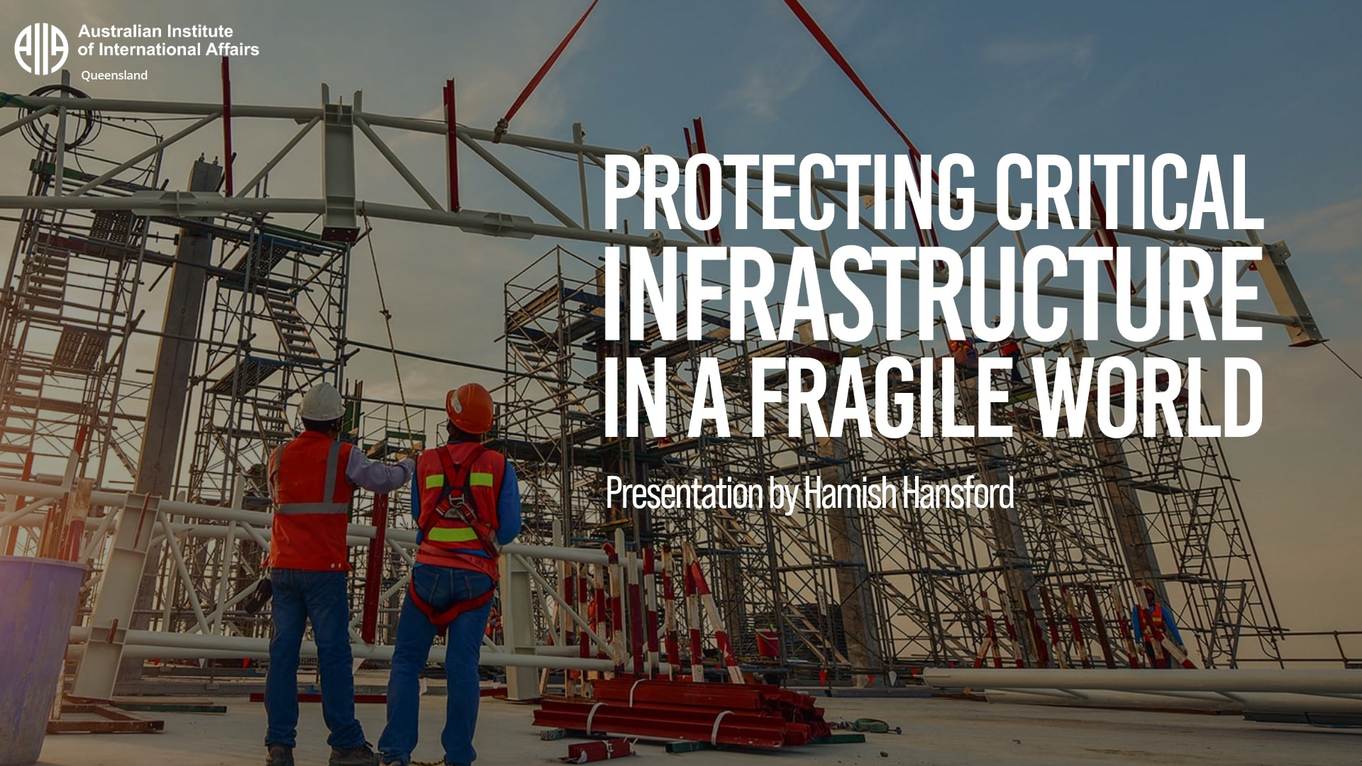Protecting Critical Infrastructure in a Fragile World