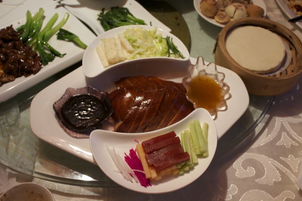 A meal of Peking Duck for dinner. (Source: Alec Hogan)